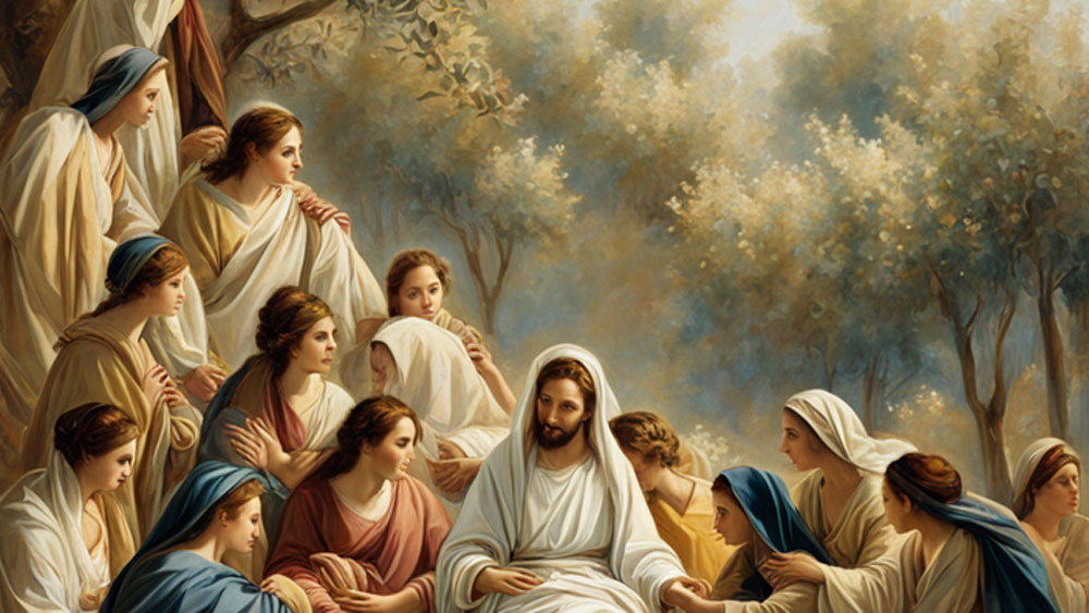 Jesus und mehrere Frauen