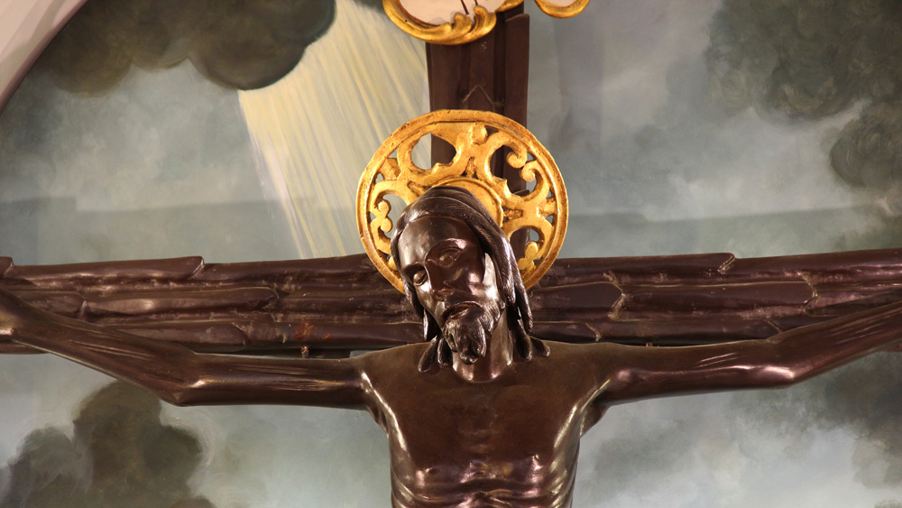 Kreuz der Kriche in Ercolano