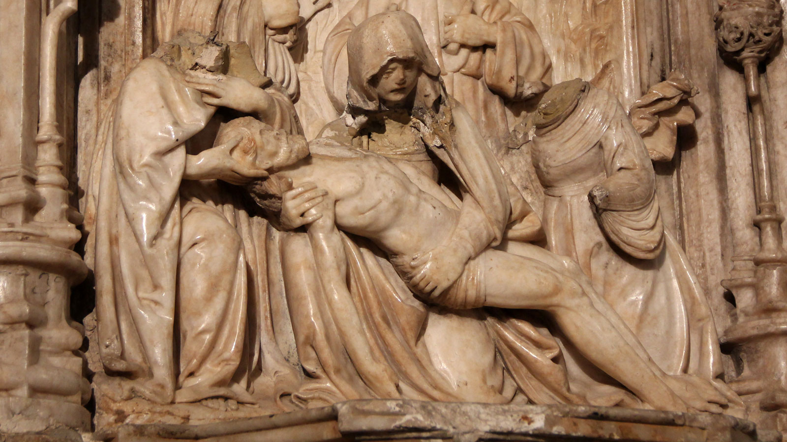 Detail aus Altar, Pietà
