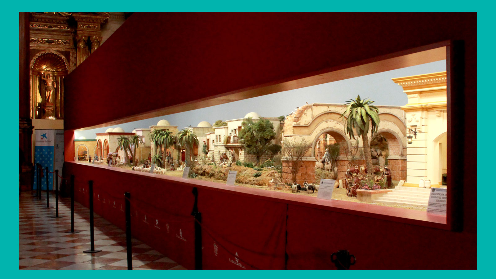 Gesamtansicht der Krippenlandschaft