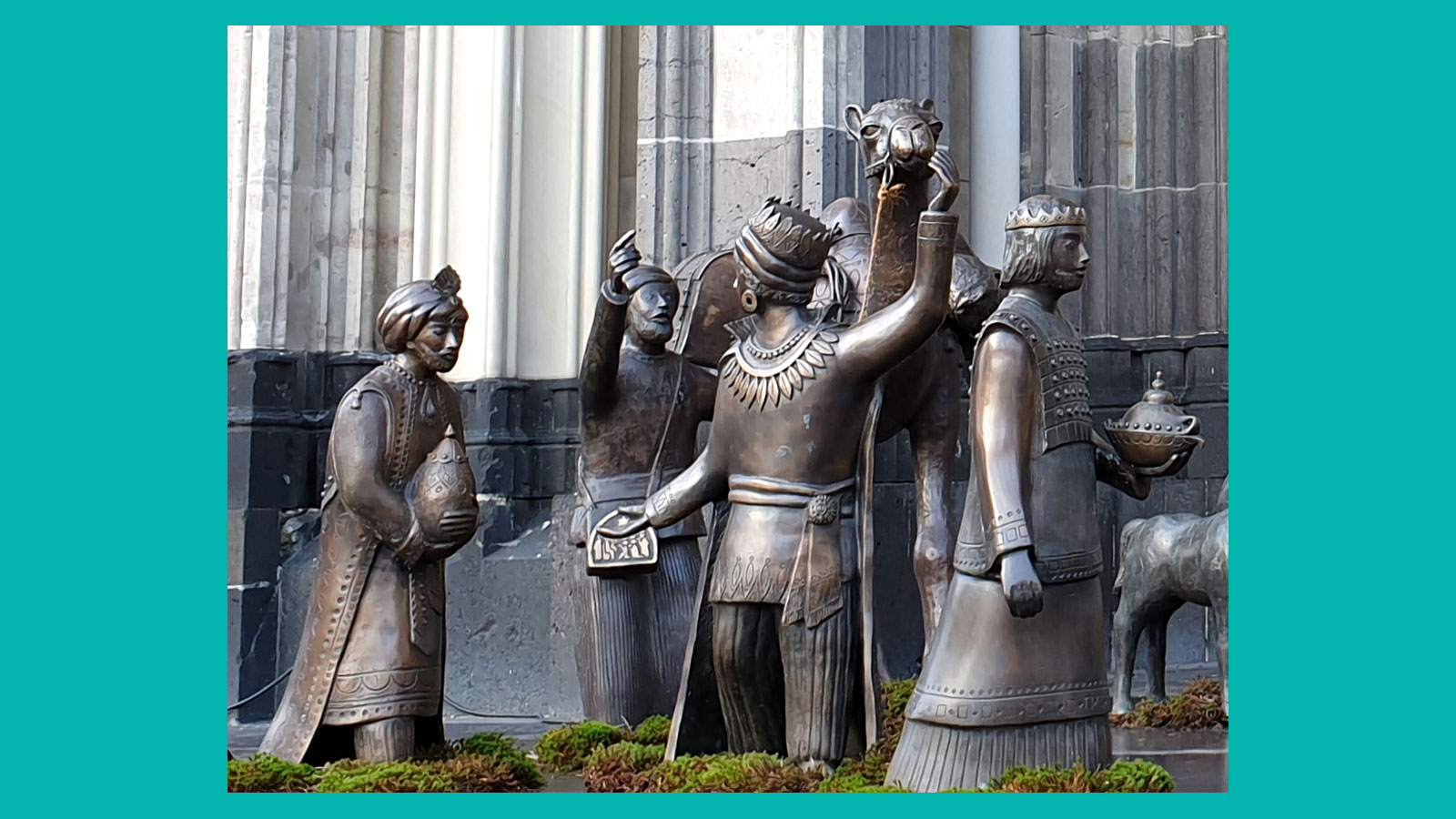 Figuren der K&ouml;lner Stadtkrippe: die drei Weisen