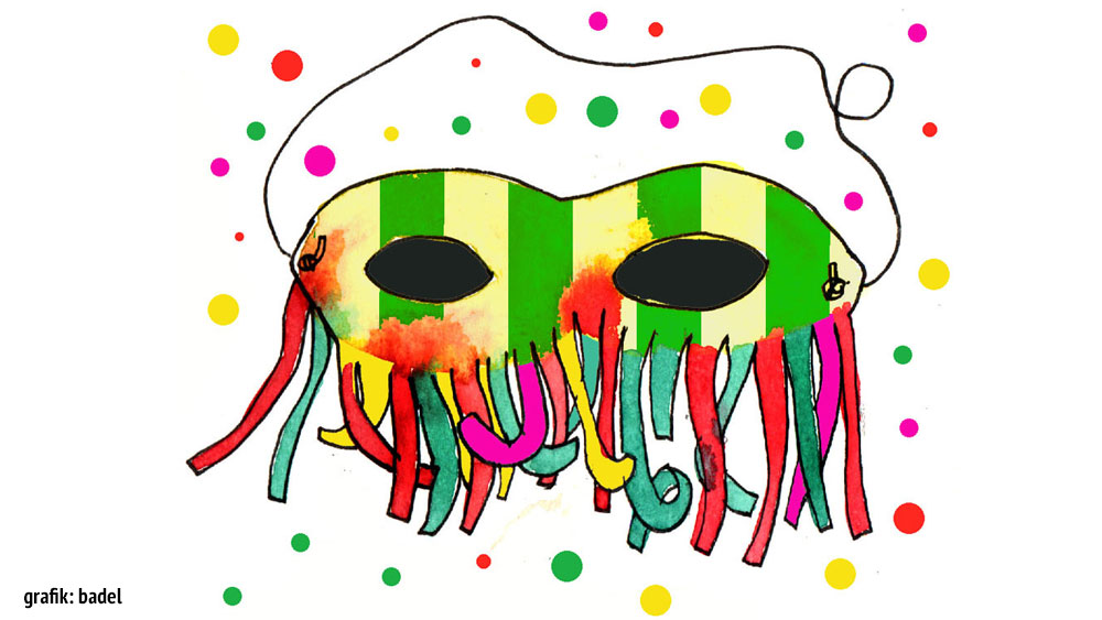 Symbolgrafik: Karnevalsmaske