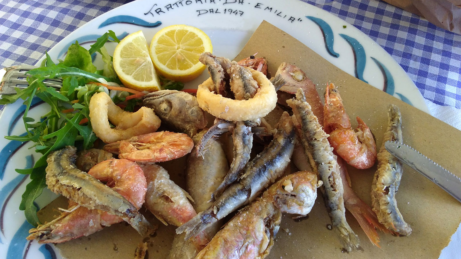 italienisches Fischgericht