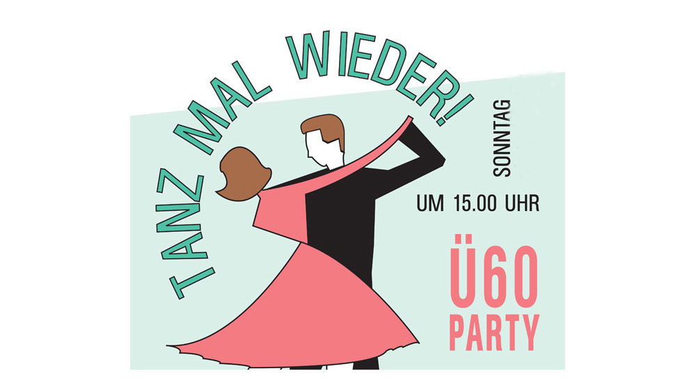 Grafik mit tanzendem Paar
