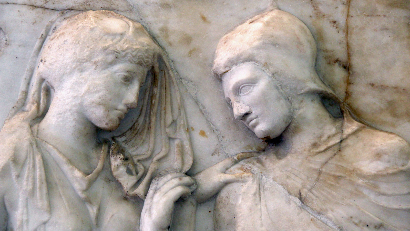 Relief, Orpheus und Eurydike