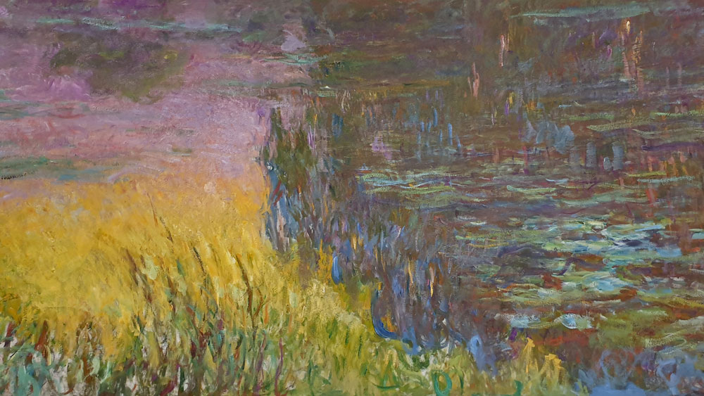 Detail aus einem Gem&auml;lde von C. Monet
