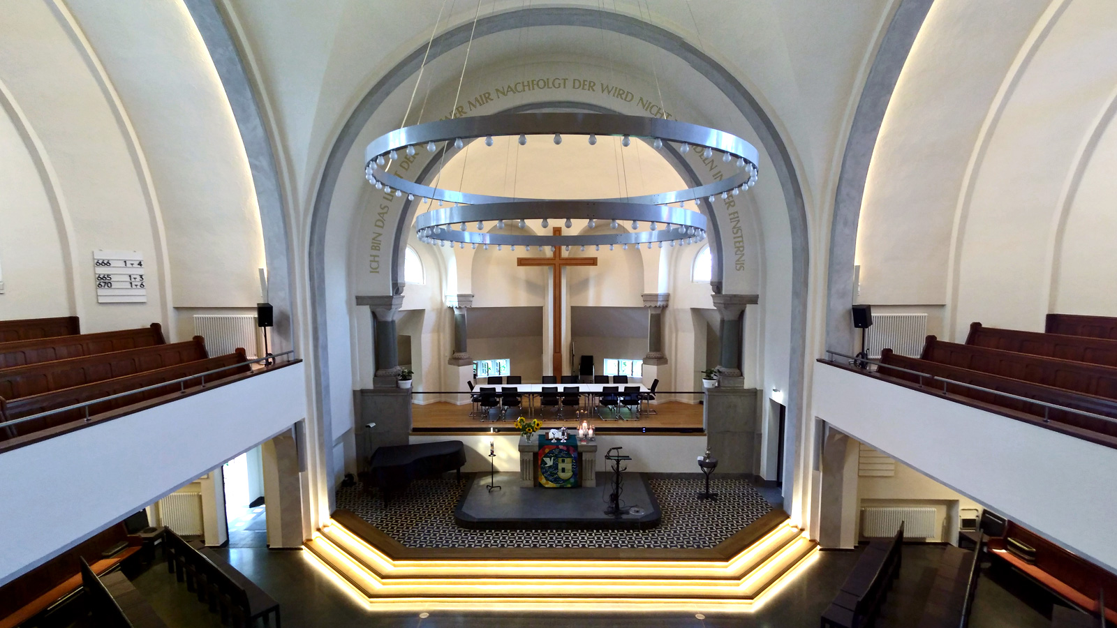 Innenraum der Graf-Recke-Kirche