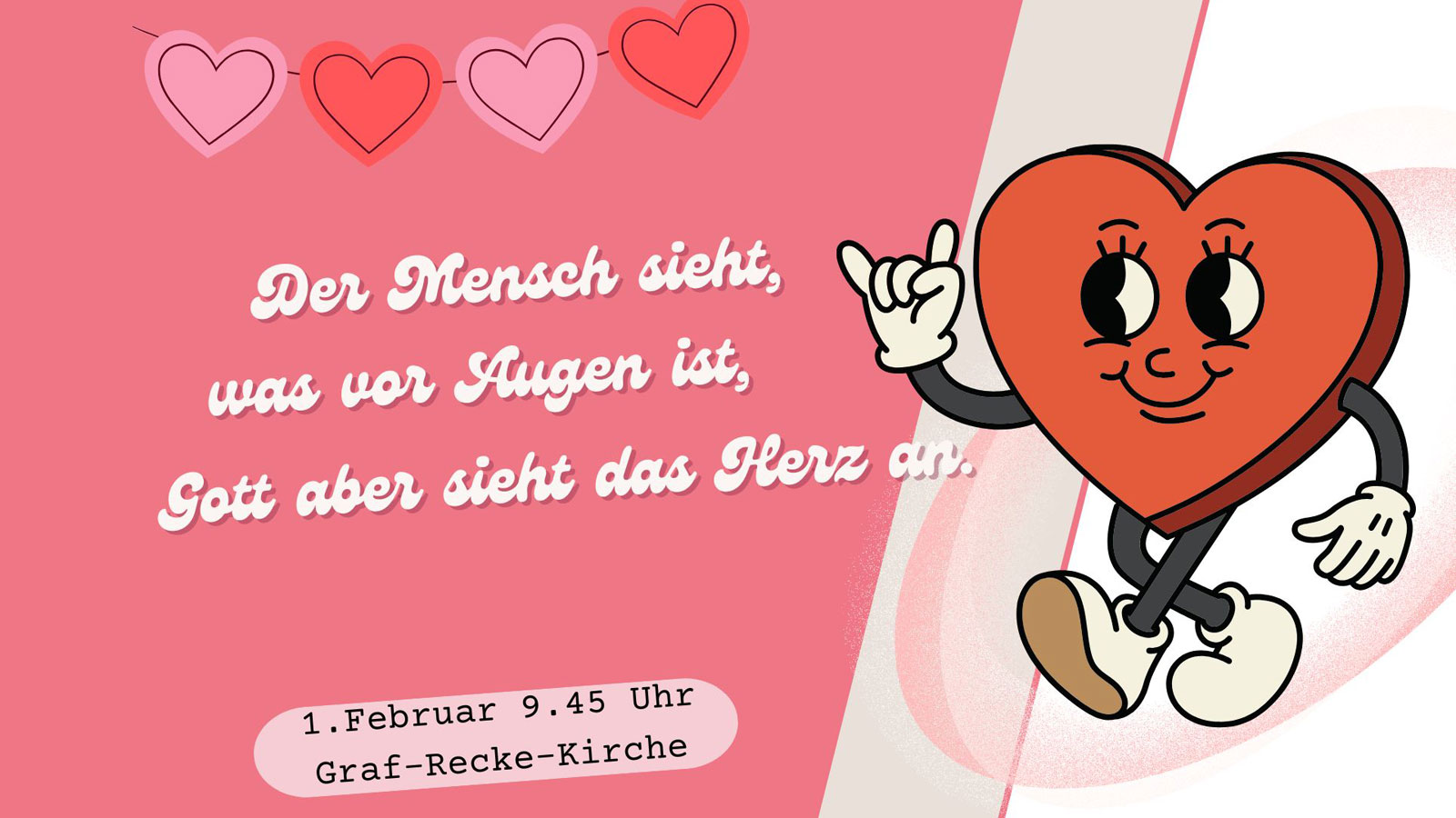 Symbolbild mit den Worten des Themas des Gottesdienstes