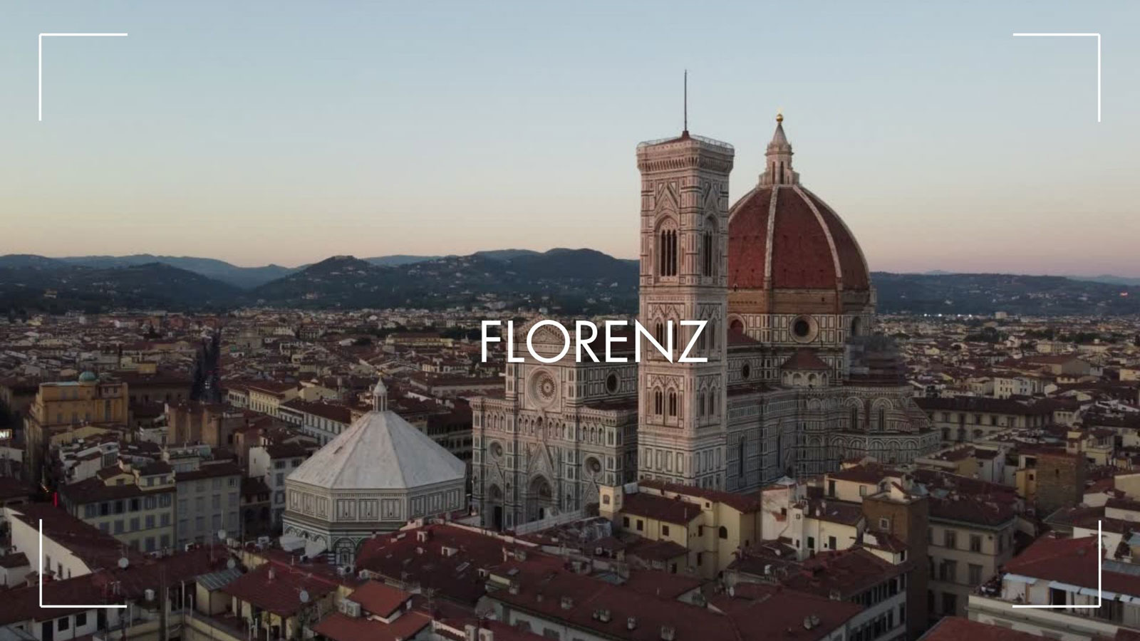 Ansicht mit Dom von Florenz