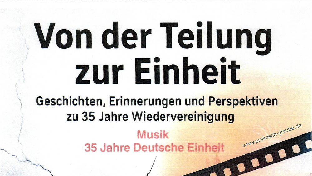 Symbolbild, Plakatausschnitt mit Titel der Veranstaltung