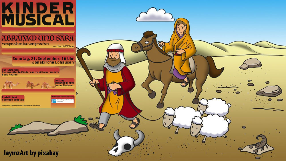Symbolbild: eine Frau auf einem Pferd und ein Mann sind in der Wüste unterwegs